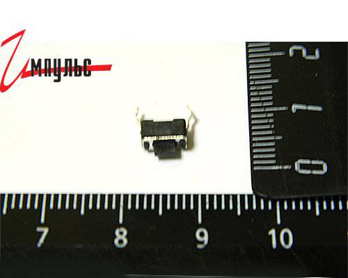 Детальные фото Кнопка TS-41  5.0mm 2pin в интернет магазине Импульс-Электронные компоненты