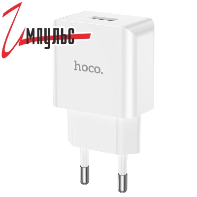 Детальные фото Сетевое зарядное устройство с USB 2.1A Hoco C106A в интернет магазине Импульс-Электронные компоненты