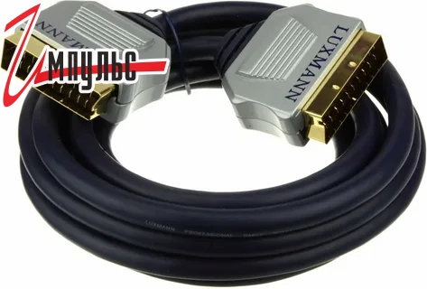 Детальные фото Шнур SCART 21PIN  1.5м LUXMANN в интернет магазине Импульс-Электронные компоненты