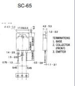 Транзистор 2SA1491  140V 10A PNP SC-65