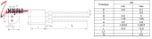 Транзистор 2SA1023  70V 0.1A PNP TO-92