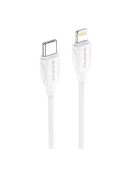Шнур штекер iPhone-штекер Type-C BOROFONE BX89 1.0м,3.0А,PD20W,силикон