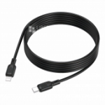Шнур USB для iPhone5 Borofone BX113  1.0м,2.4A,силикон,круглый