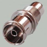 Переходник гнездо RCA >< гнездо ТВ