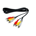 Шнур 3x3RCA          1.5м REXANT