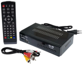 Приставка для цифрового ТВ YASIN T8000 DVB-T/T2 металл черный