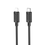 Шнур штекер iPhone - штекер Type-C HOCO X88 1.0м, кругл, 2.4А, силикон