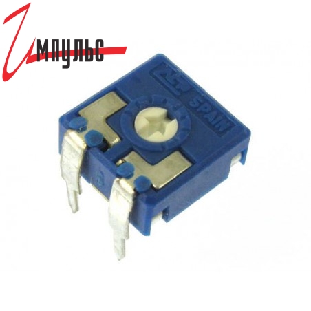 Детальные фото Резистор CA9V 500 кОм горизонтальный в интернет магазине Импульс-Электронные компоненты