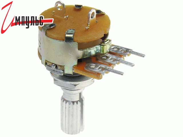 Фото Резистор S16KN1-B 50K L20KC с выключателем. в интернет магазине Импульс